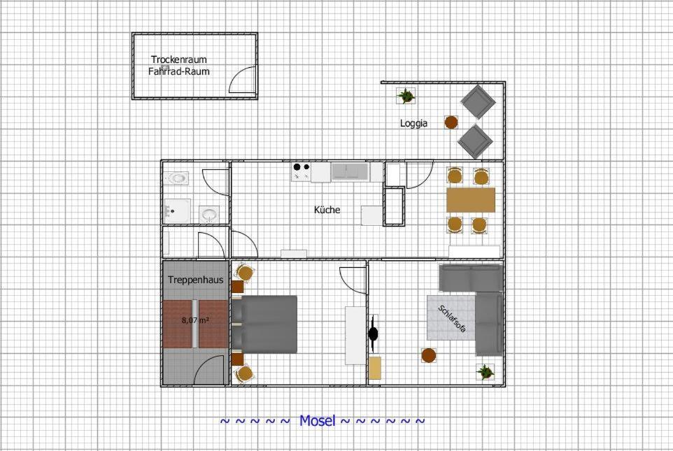 Ferienwohnung Loefer-Wasserblick Ngoại thất bức ảnh